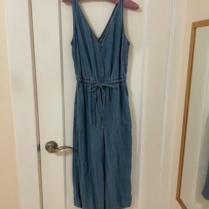 Gap crop wide leg romper